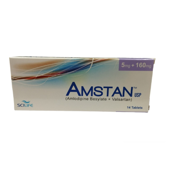 AMSTAN 5/160MG TAB 14S – Dawa Healthcare