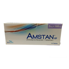 AMSTAN 5/160MG TAB 14S