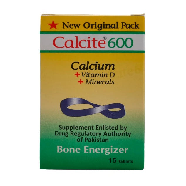 CALCITE 600MG TAB 15S
