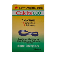 CALCITE 600MG TAB 15S