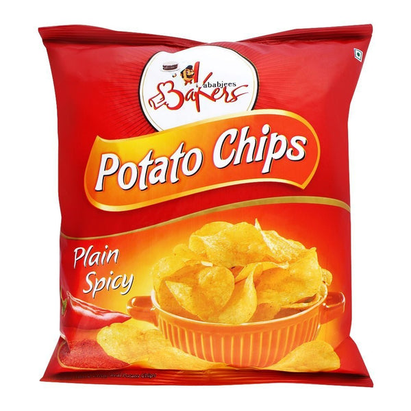 KJ POTATO CHIPS PLAIN SPICY 125RS