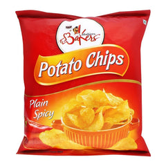 KJ POTATO CHIPS PLAIN SPICY 125RS