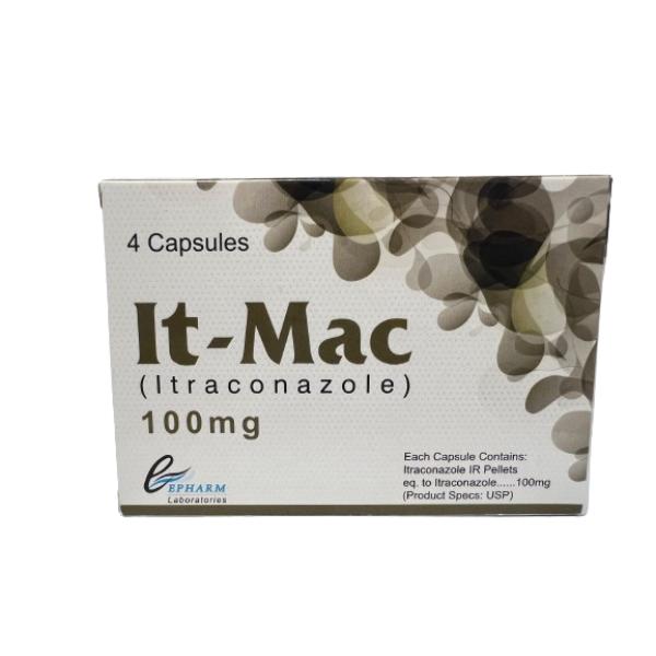 IT-MAC 100MG CAPS 4S