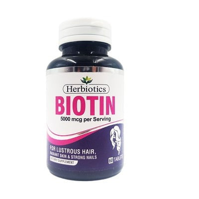 HB BIOTIN 5000 MCG 60S