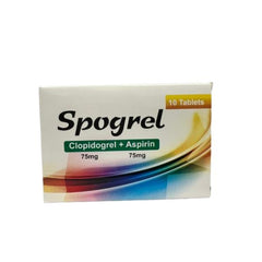 SPOGREL 75+75MG TAB 10S