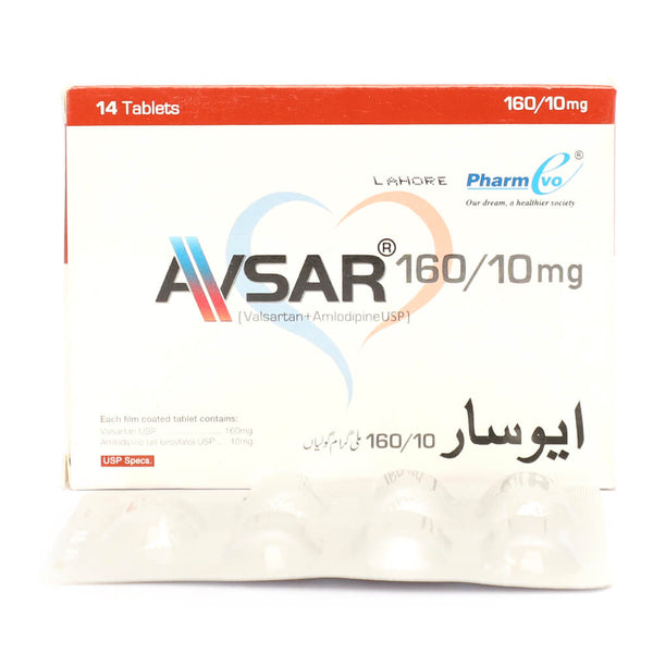 AVSAR 10MG+160MG TAB