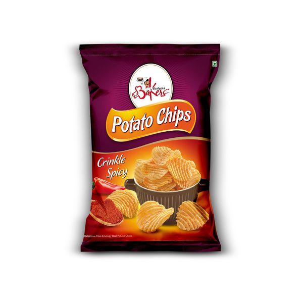 KJ POTATO CHIPS CRINKLE SPICY 125RS