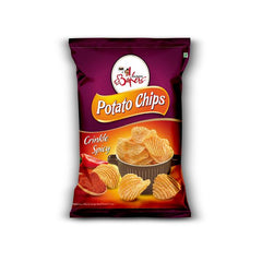 KJ POTATO CHIPS CRINKLE SPICY 125RS