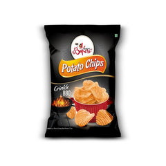 KJ POTATO CHIPS CRINKLE BBQ 125RS