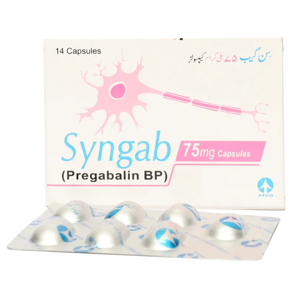 SYNGAB 75MG CAP