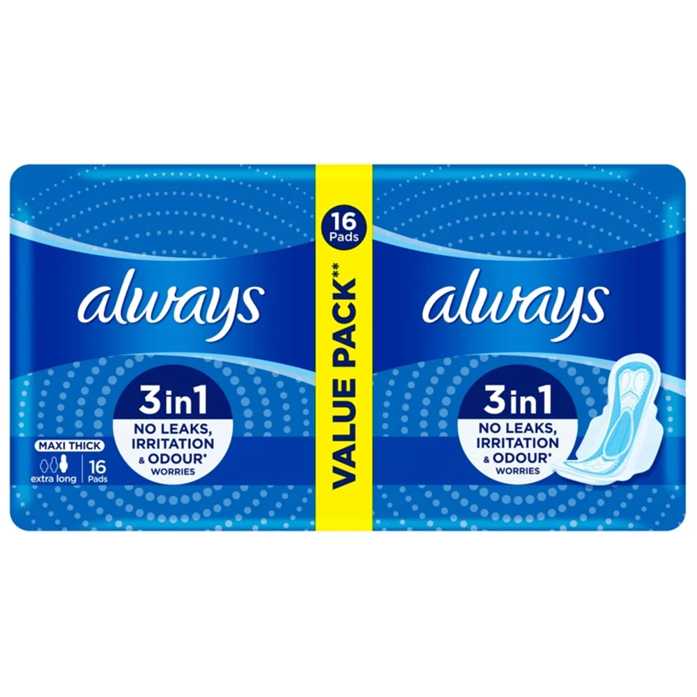 ALWAYS MAXITHICK XL 16S 57879