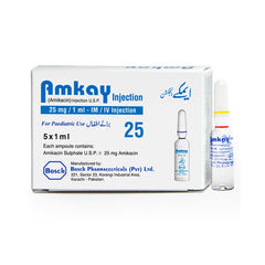 AMKAY 25MG/ML 1ML 5S