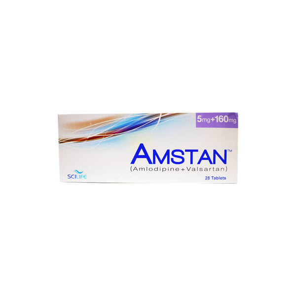 AMSTAN 5/160MG TAB 28S
