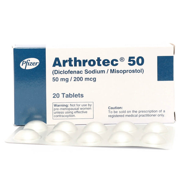 ARTHROTEC 50MG+200MCG TAB