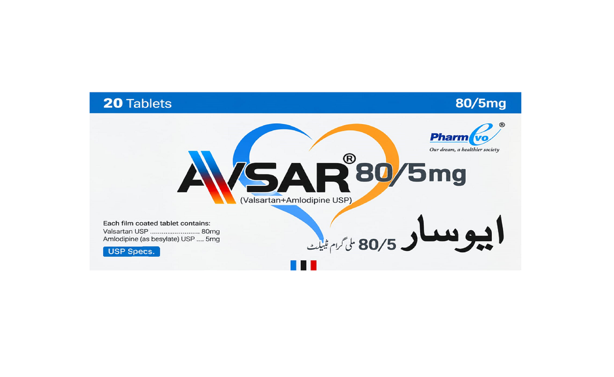 AVSAR 5MG+80MG TAB