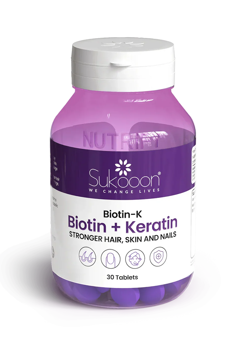 SUKOON BIOTIN -K BIOTIN+KERATIN TAB 30S