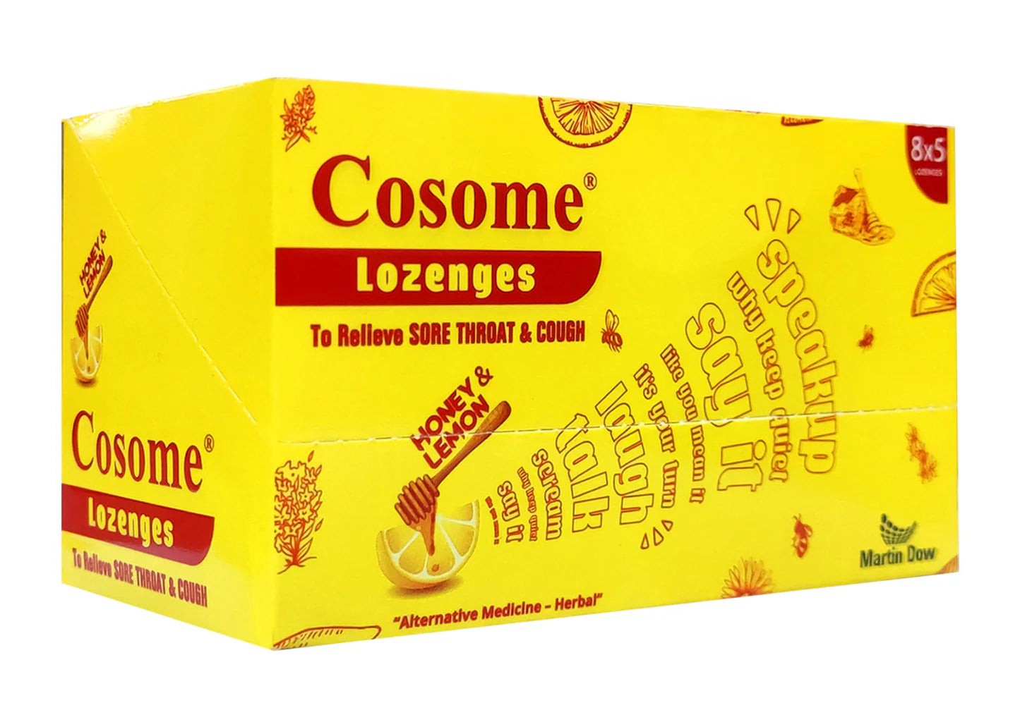 COSOME LOZENGES (SF) HONEY LEMON
