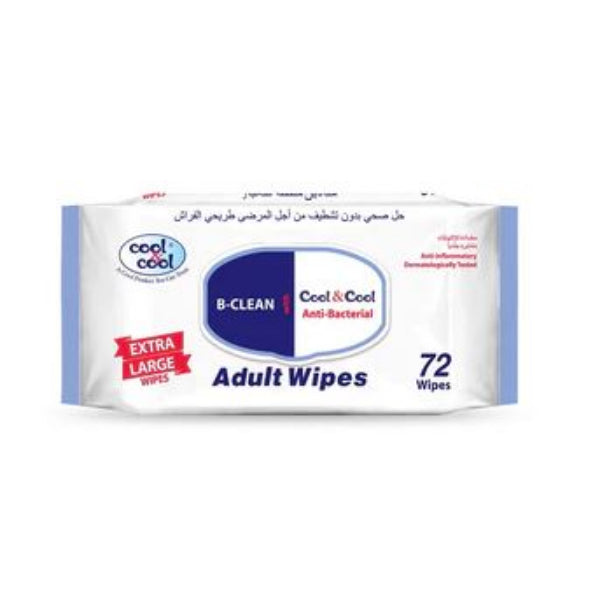 C&C ADULT WIPES 72S 04743