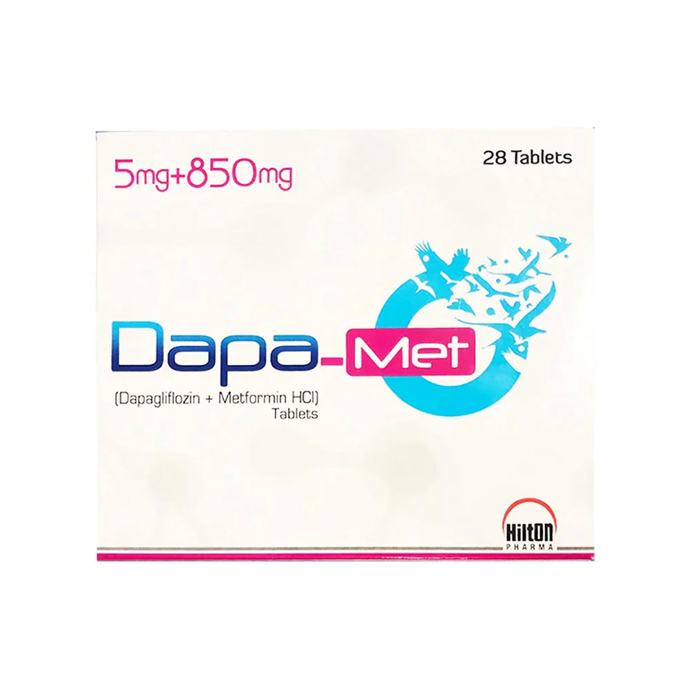 DAPA-MET 5MG+850MG TAB 28S