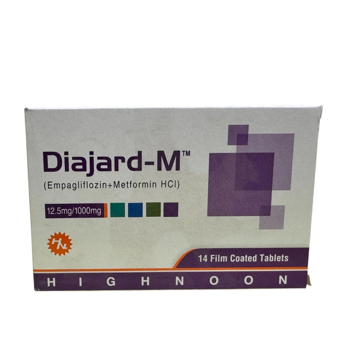 DIAJARD-M 12.5/1000MG 14S