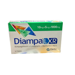 DIAMPA L XR 10+5+1000MG TAB 14S