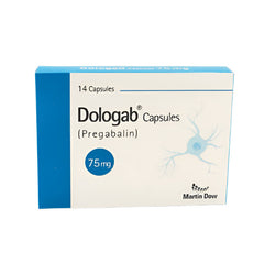 DOLOGAB 75MG CAP 14S