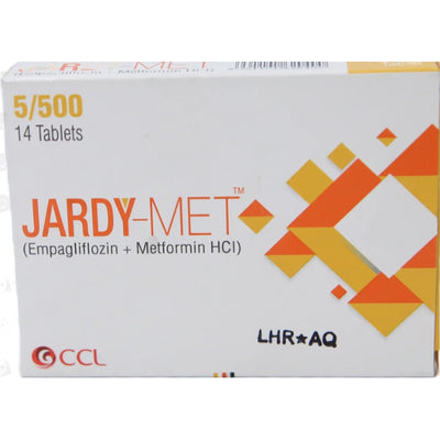 JARDY-MET 5/500MG TAB