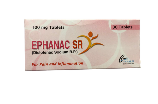 EPHANAC 100MG SR TAB