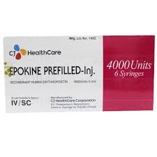 EPOKINE 4000IU INJ 2ML