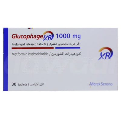 GLUCOPHAGE XR 1000MG TAB