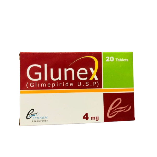 GLUNEX 4MG TAB 20S