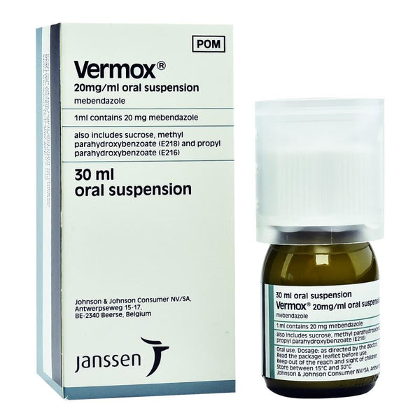 VERMOX 20MG/ML SUSP