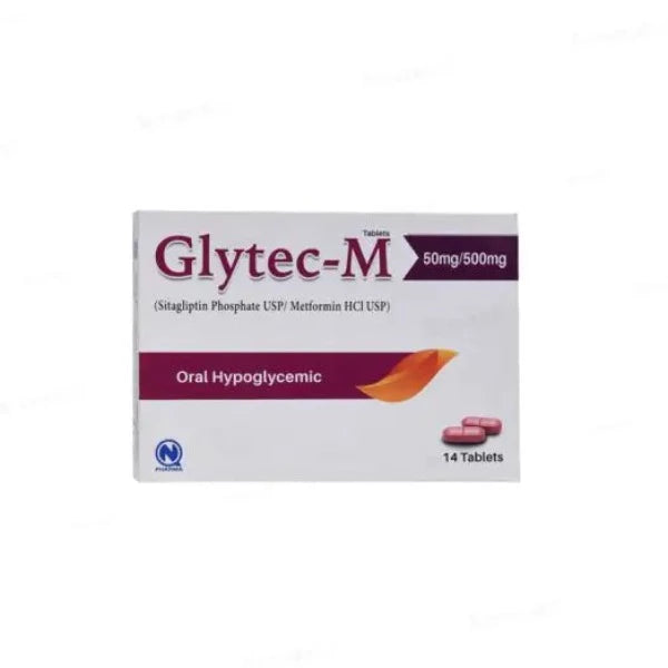 GLYTEC-M 50MG/1000 TAB