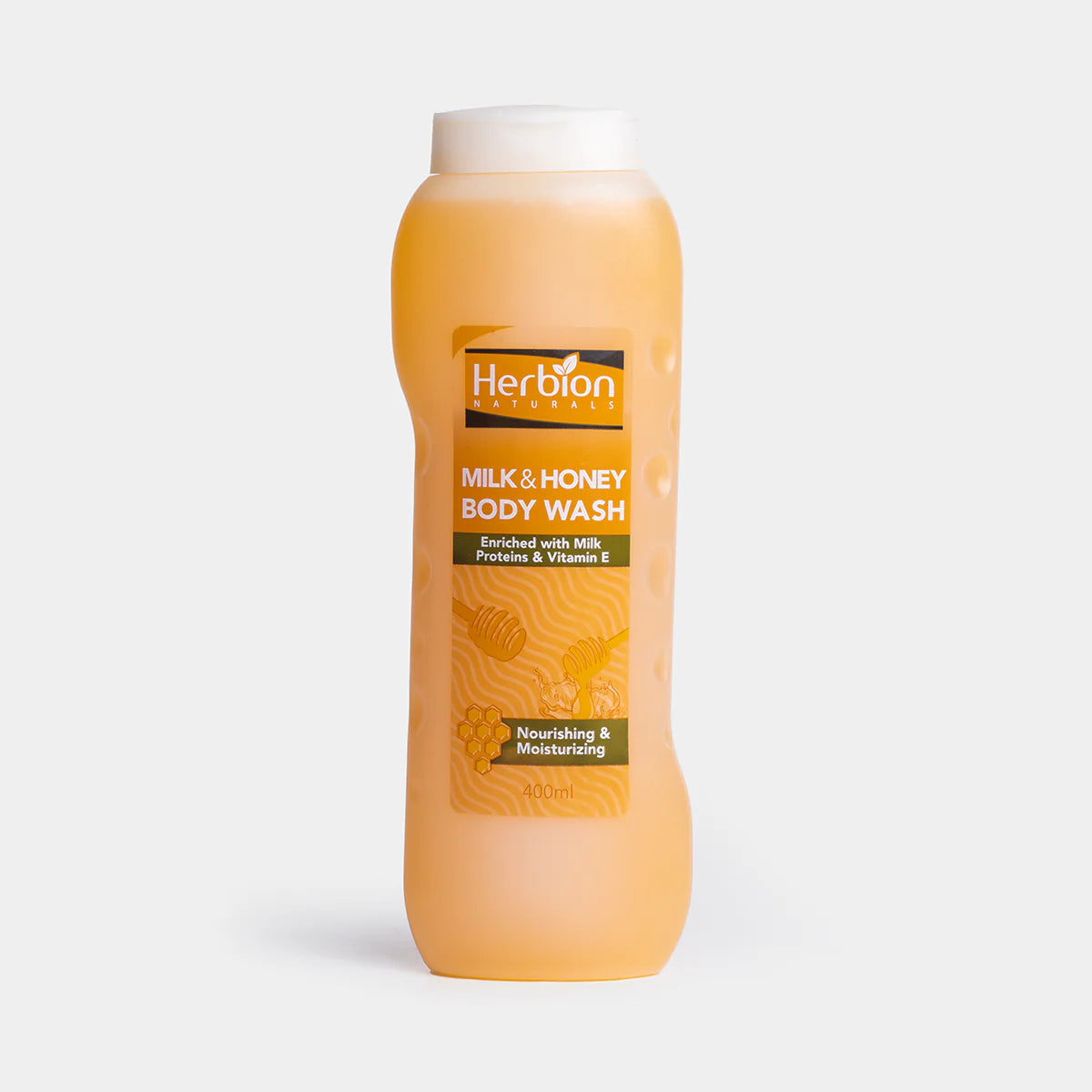 HERBION BODY WASH MILK&HONEY 400ML