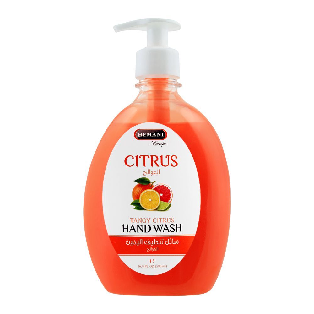 HM HAND WASH CITRUS 500ML PUMP