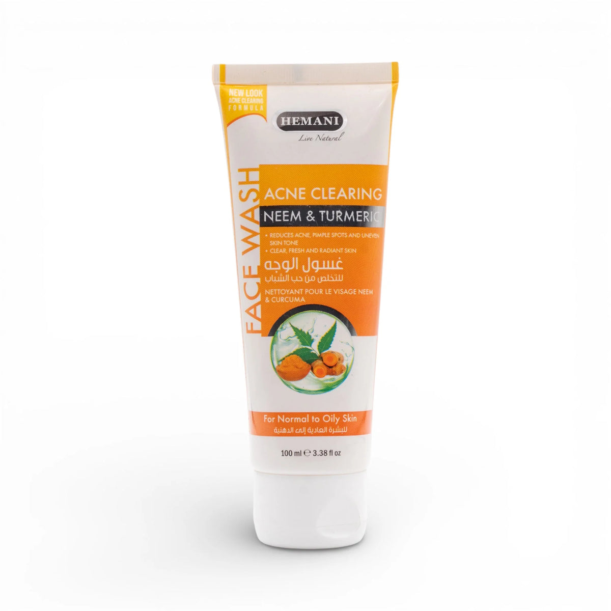 HM NEEM & TUMERIC FACE WASH(ACNE CLRG) 100ML