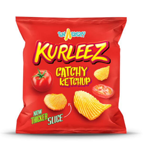 KURLEEZ CATCHY KETCHUP 20RS(RED)