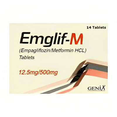 EMGLIF-M TAB 12.5MG / 500MG 14S