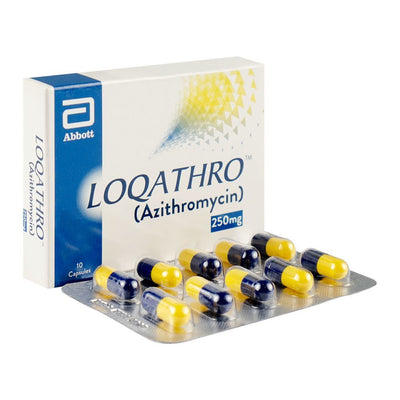 LOQATHRO 250MG CAPS 10S