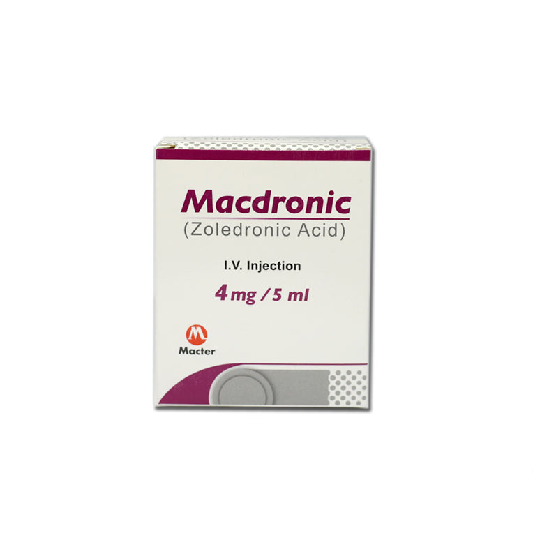 MACDRONIC INJ 4MG (ZOLEDRONIC ACID)