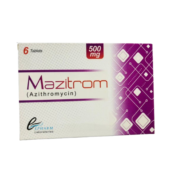 MAZITROM 500MG TAB 6S
