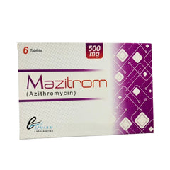 MAZITROM 500MG TAB 6S
