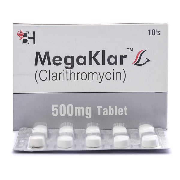 MEGAKLAR 500MG TAB