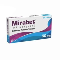 MIRABET 50MG TAB 20S