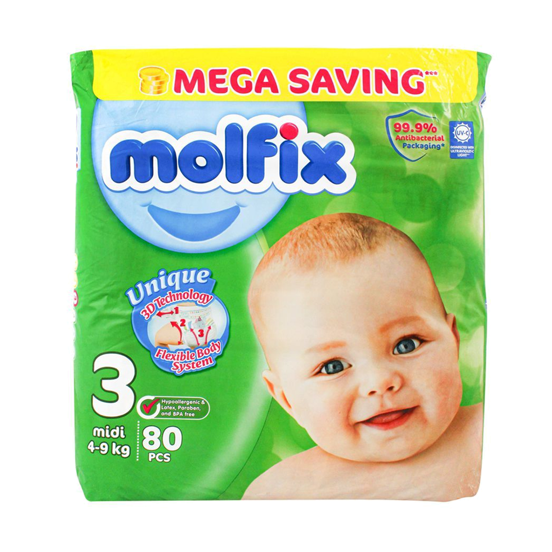 MOLFIX DIAPER 3 (80)S – Dawa Healthcare