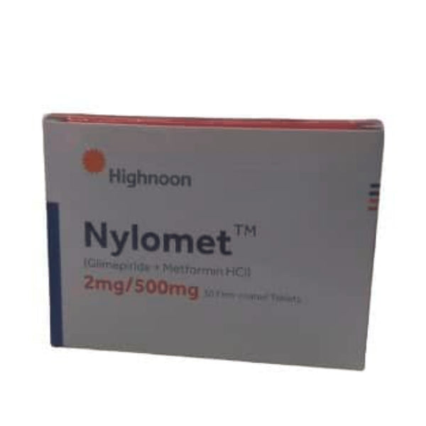 NYLOMET 2MG / 500MG 30S
