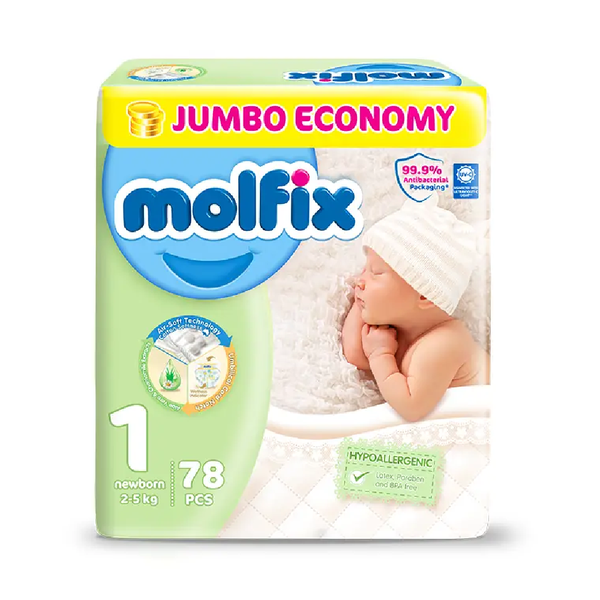 MOLFIX DIAPER 1 (78) NEW BORN