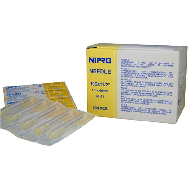 NIPRO NEEDLE 19G 100S