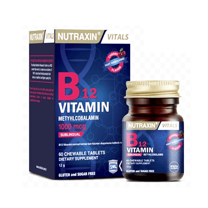 NUTRAXIN VITAMIN B-12 1000MCG 60S