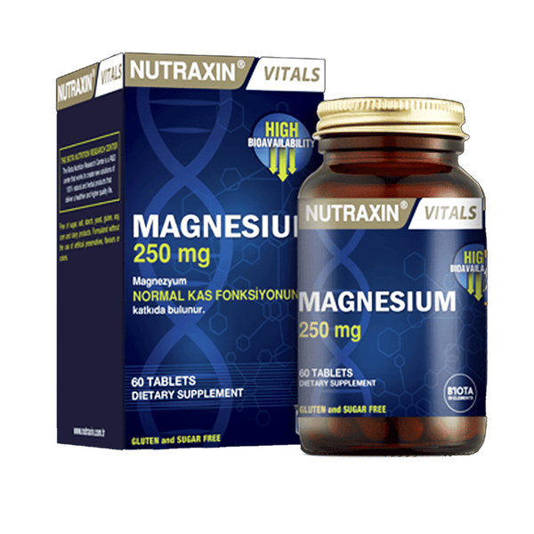 NUTRAXIN MAGNESIUM 250MG 60S